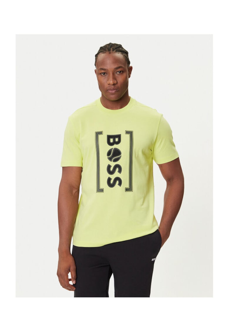 Tricou barbat verde - bumbac