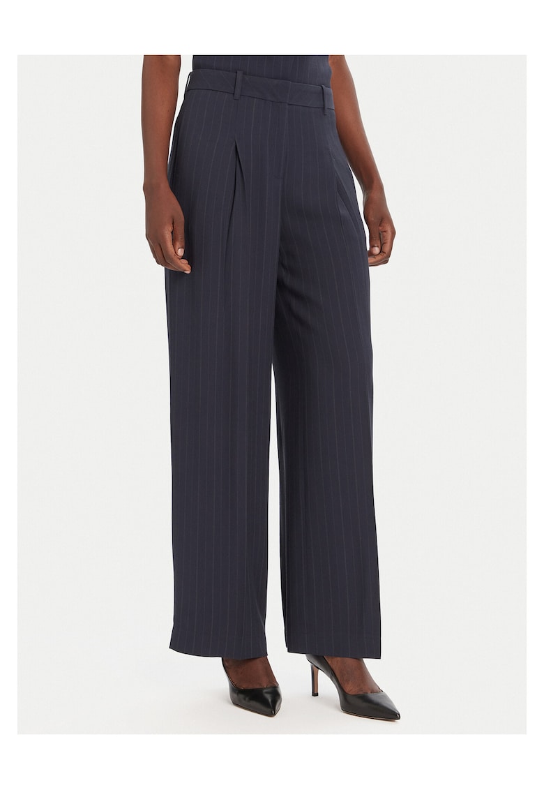 Pantaloni dama palazzo - bleumarin