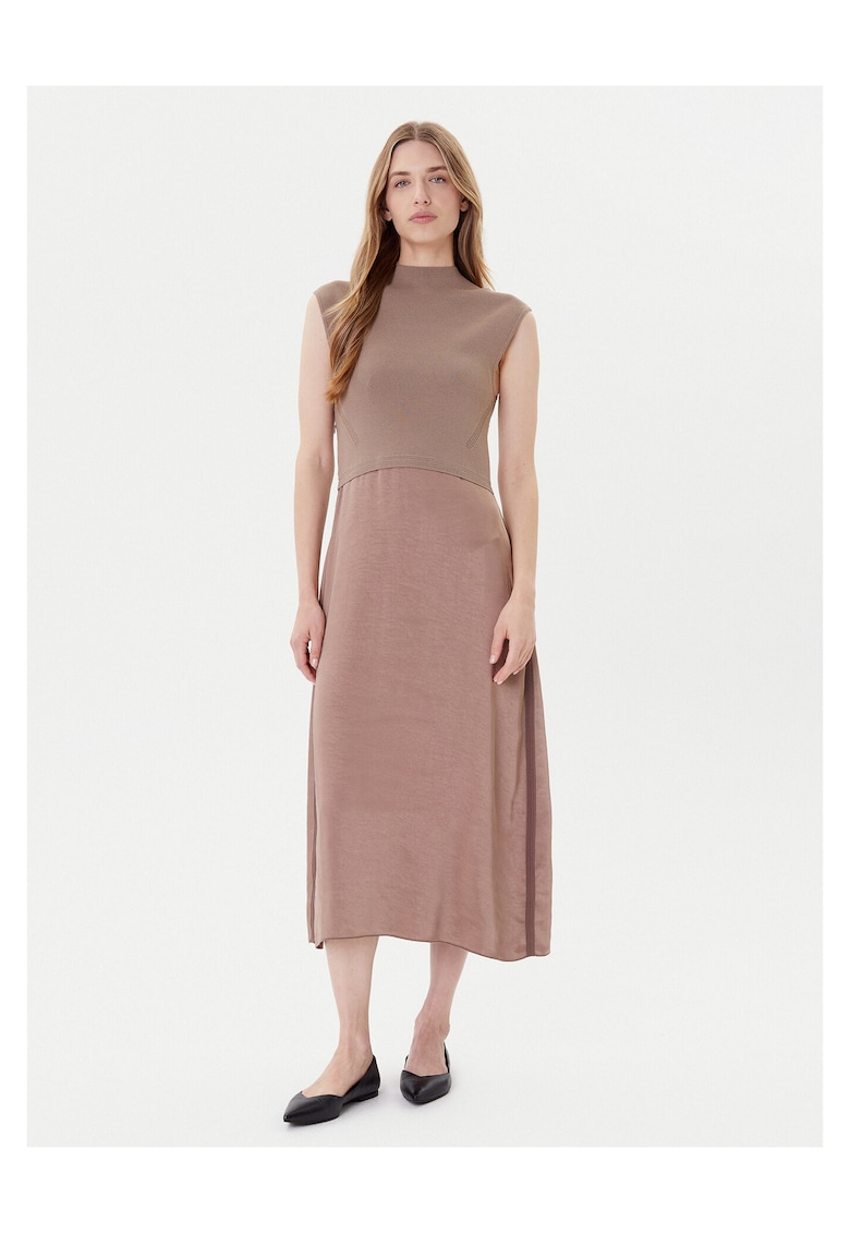Rochie casual dama bej - moale