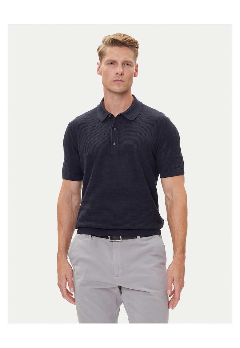Tricou barbati bleumarin - bumbac