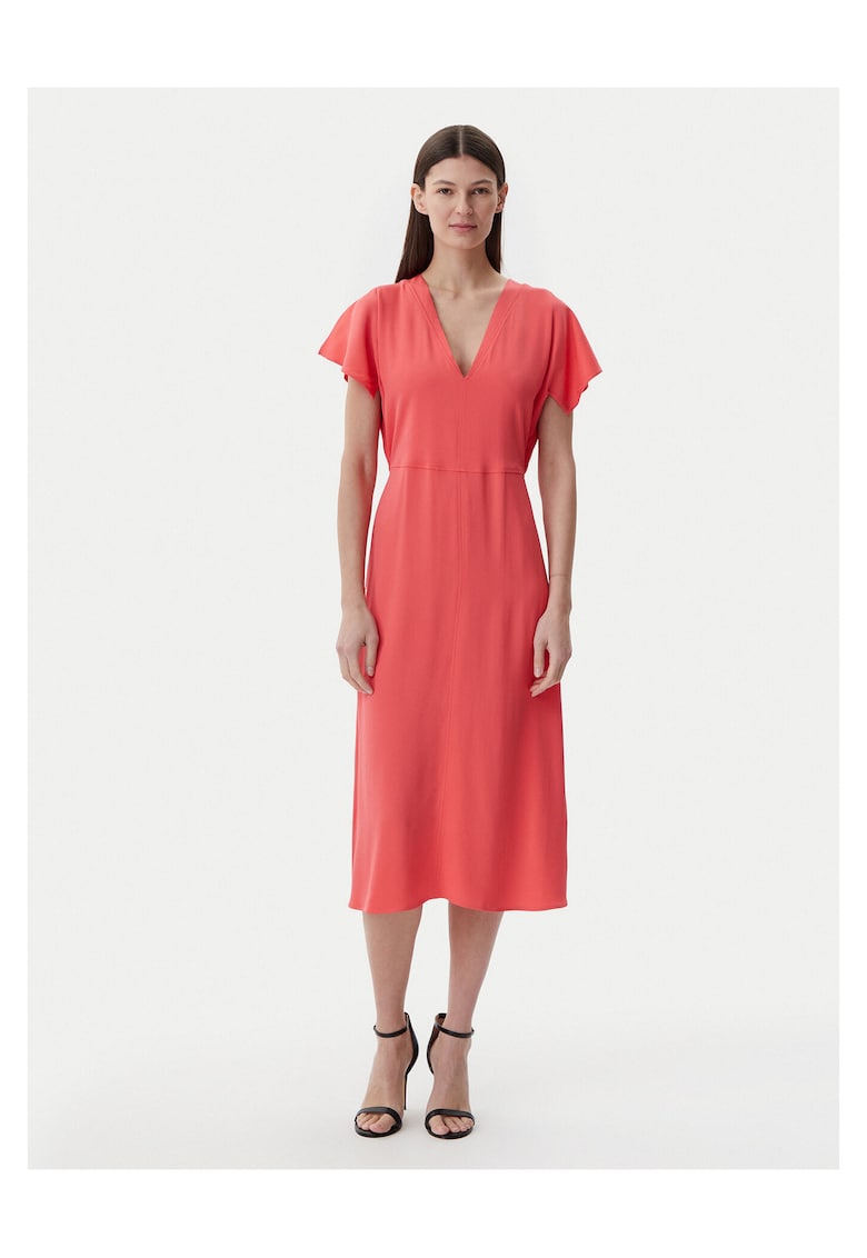 Rochie casual corai
