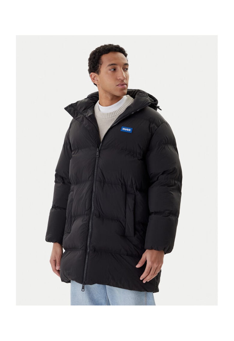 Hugo Geaca de iarna barbati culoare neagra