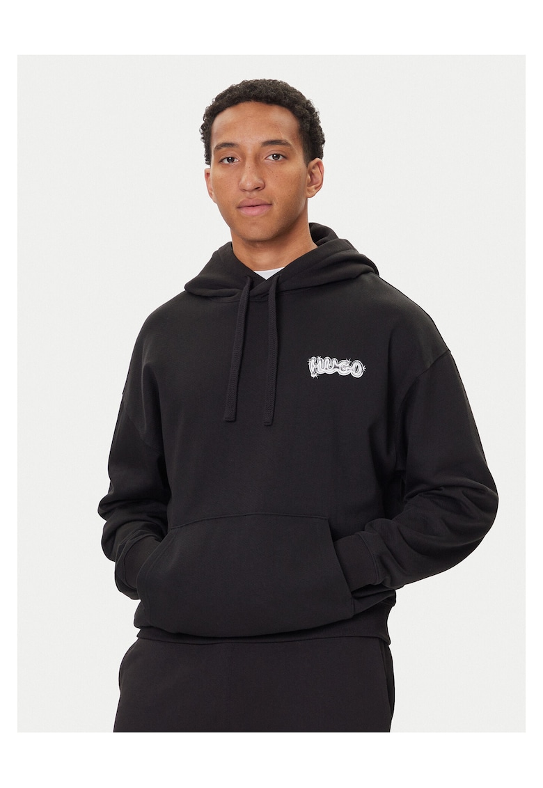 Hanorac pentru barbati - model simplu - negru