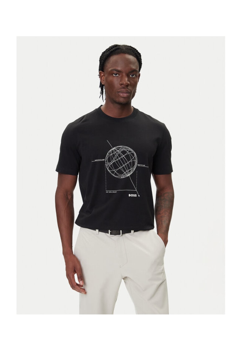 Tricou pentru barbati - negru - bumbac