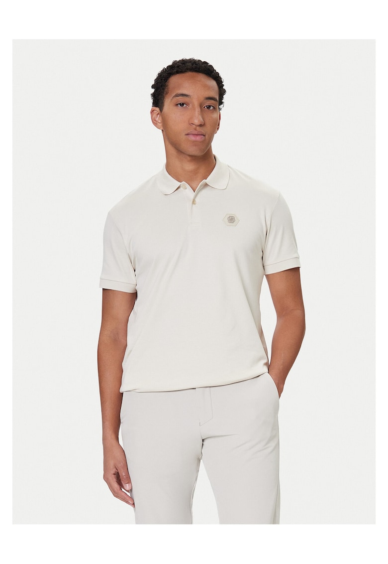 Tricou barbati ecru - bumbac