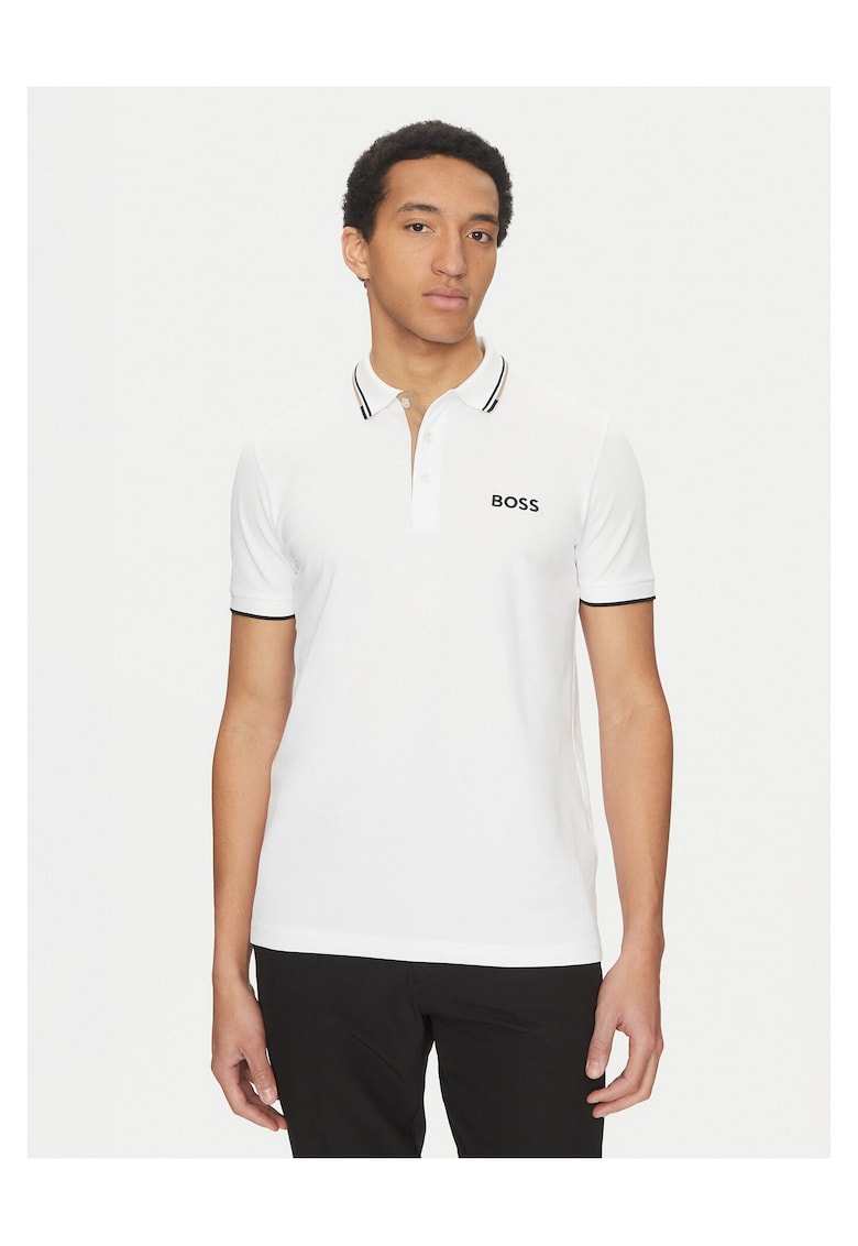 Tricou pentru barbati - alb - bumbac