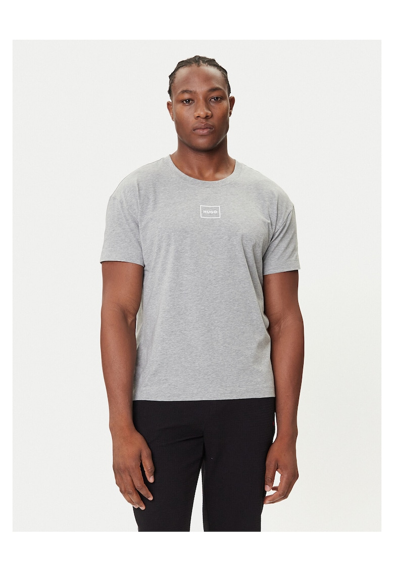 Tricou barbat gri - bumbac