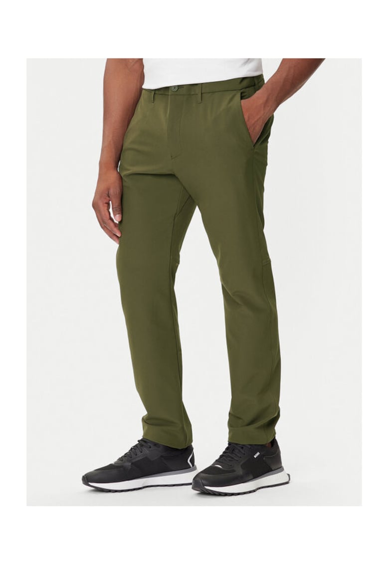 Pantaloni barbati verde - stofa -