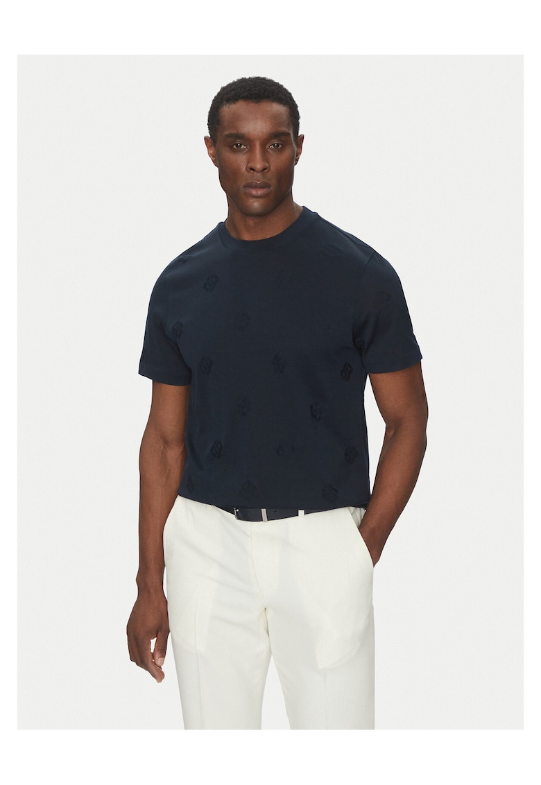 Tricou barbati - bleumarin - din bumbac