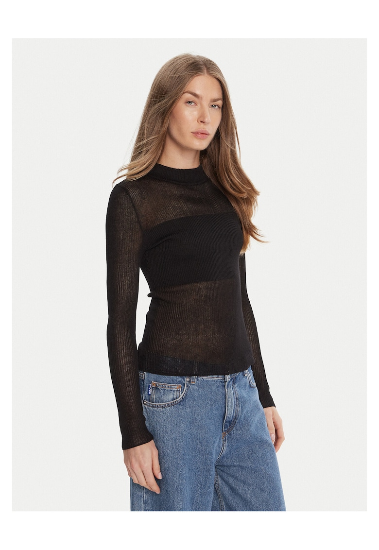 Pulover dama negru - material moale