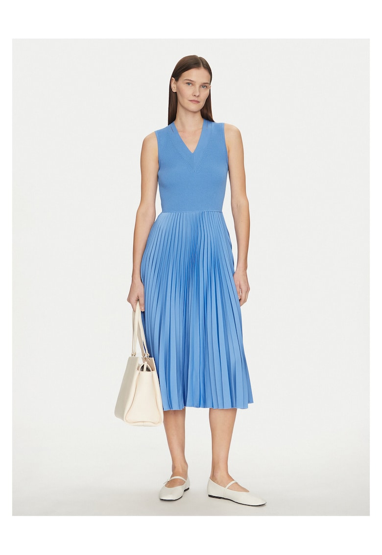 Rochie casual dama - albastru - fabrica de calitate