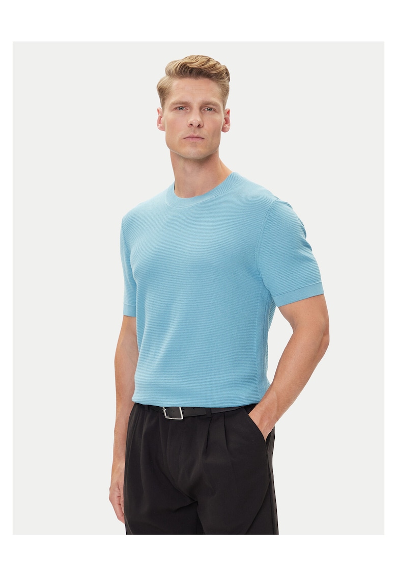 Tricou barbati albastru deschis - din bumbac 100%