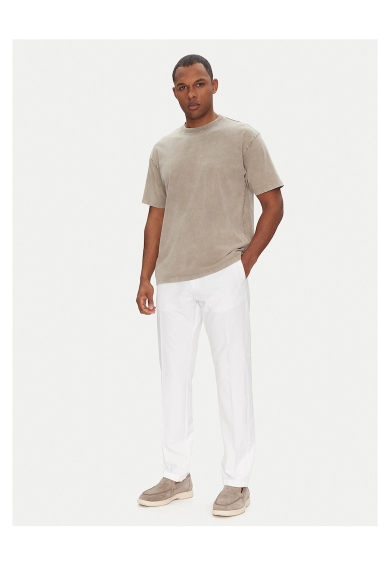 Pantaloni barbati - albi -