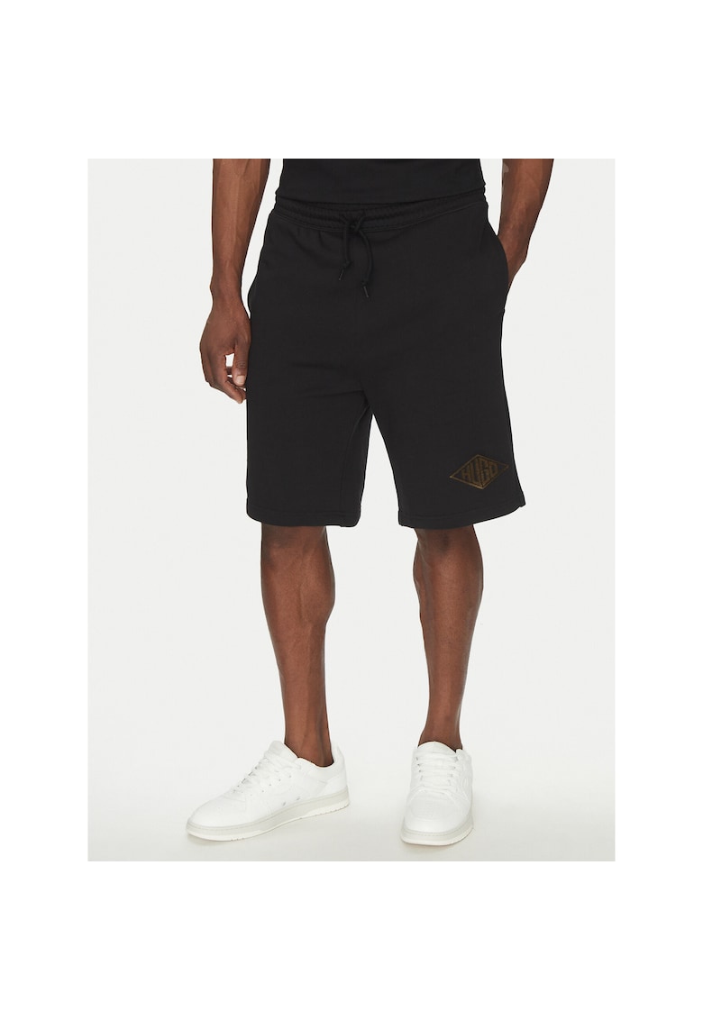 Pantaloni sport scurti barbati negru