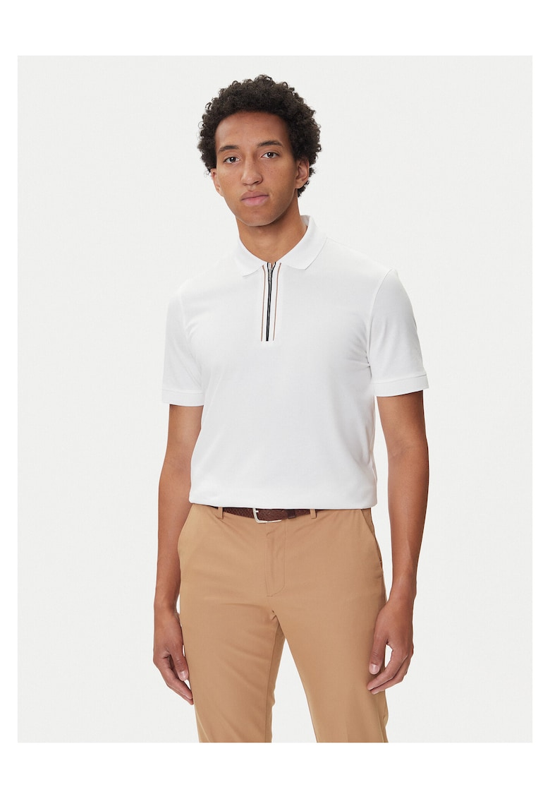 Tricou barbati alb - bumbac