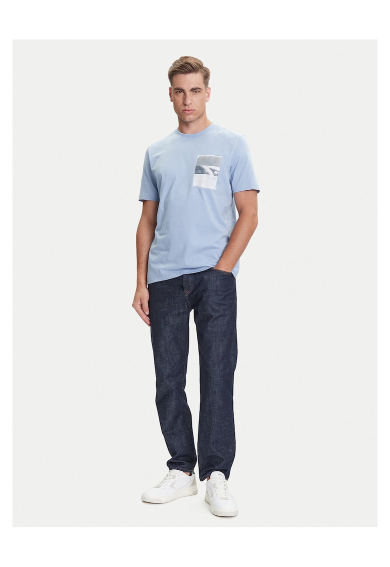 Tricou barbati albastru