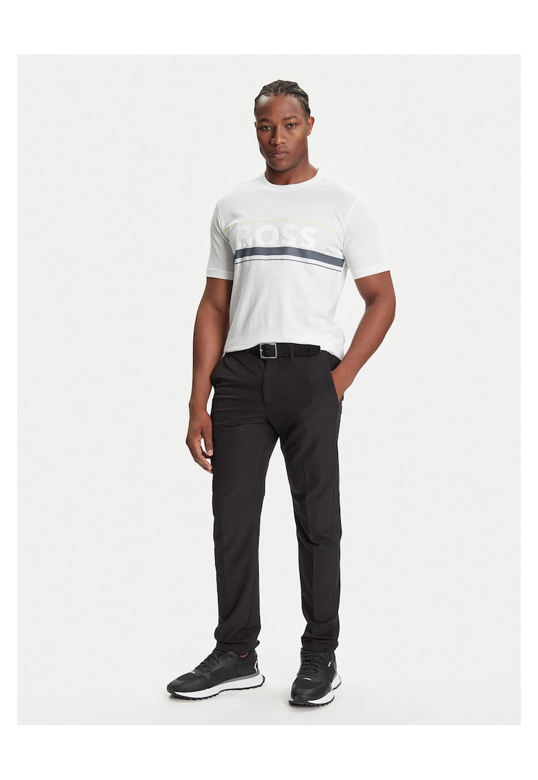 Tricou barbat alb - material bumbac