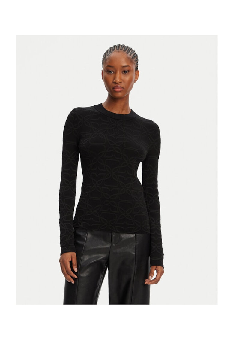 Pulover dama negru - material de calitate