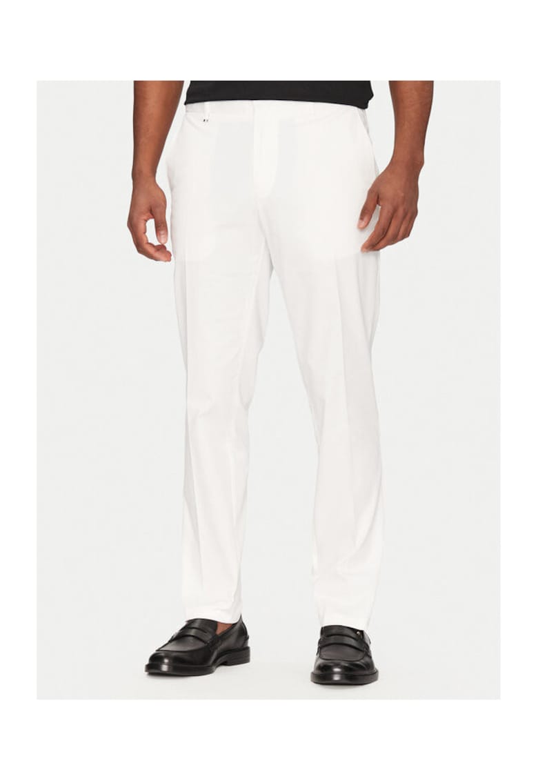 Pantaloni barbati alb -