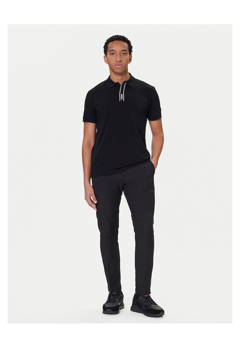 Pantaloni barbati negru - stofa -