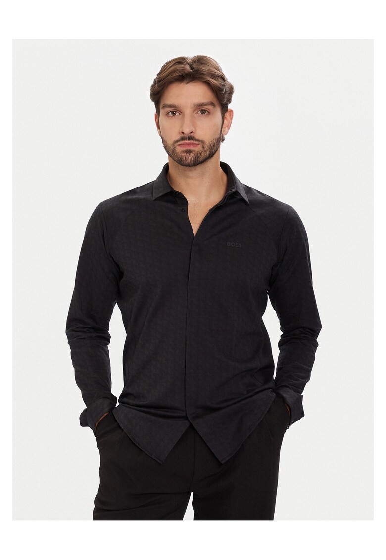 Camasa barbati bleumarin - 100% bumbac