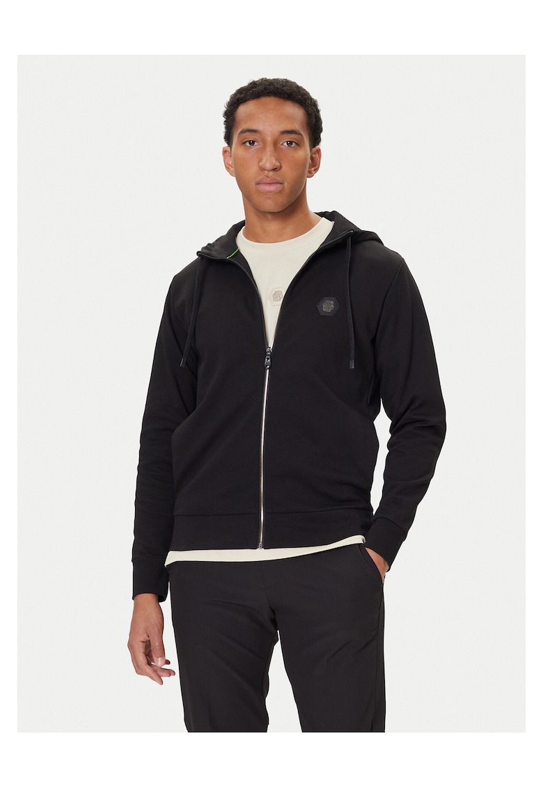 Hanorac barbati negru - model simplu