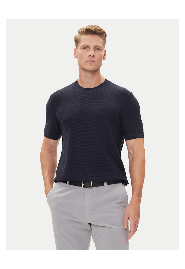 Tricou barbat - bleumarin - din bumbac 100%