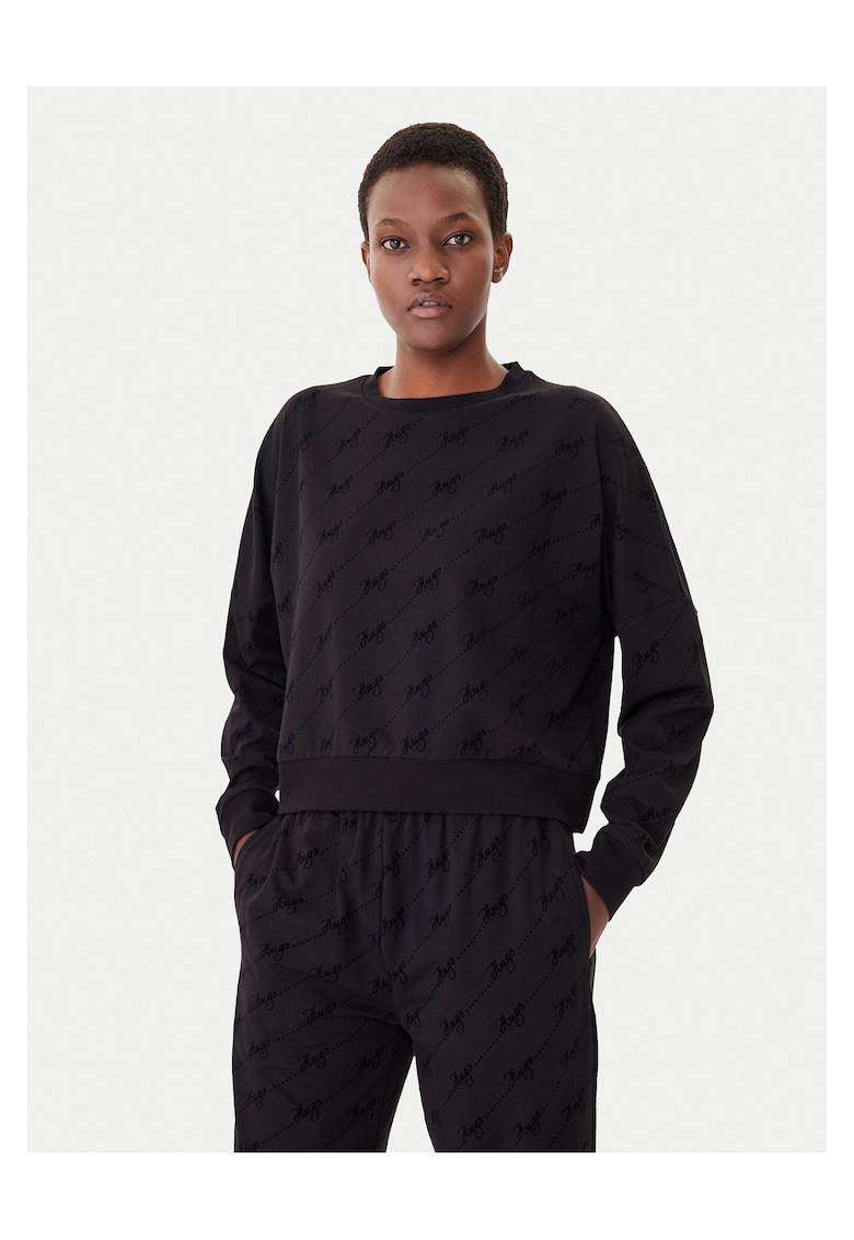 Hanorac dama negru uni