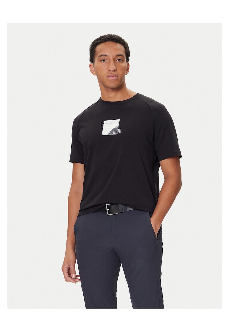 Tricou barbat negru - bumbac - cu imprimeu
