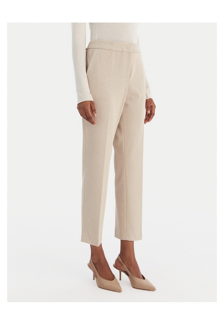 Pantaloni eleganti pentru dama - bej