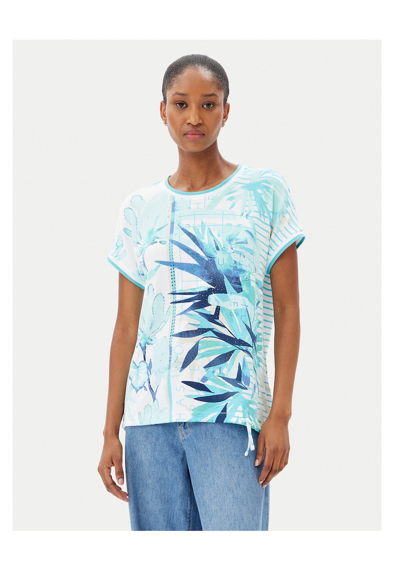 Tricou dama albastru -