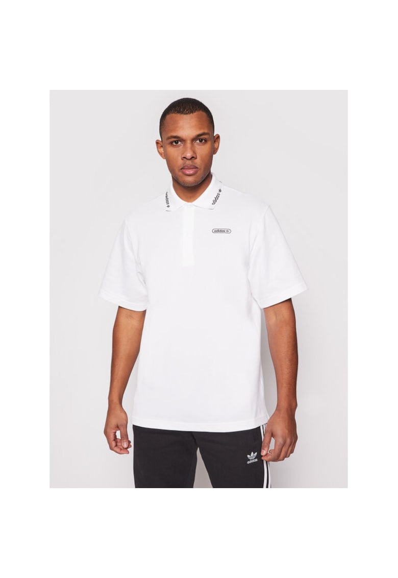 Tricou sport barbati alb - bumbac -