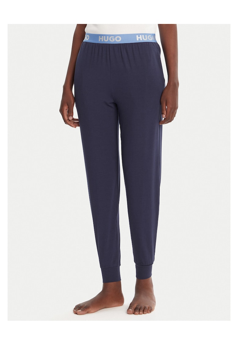 Pantaloni de pijama dama bleumarin