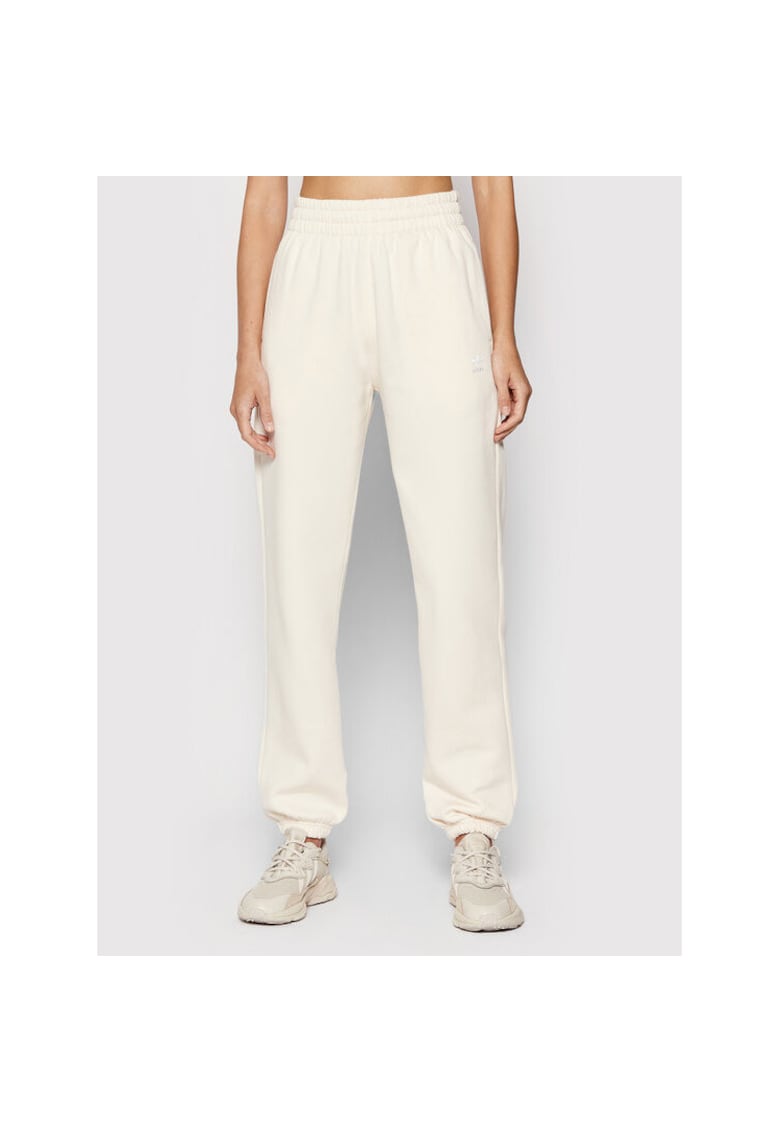 Pantaloni sport dama ecru -