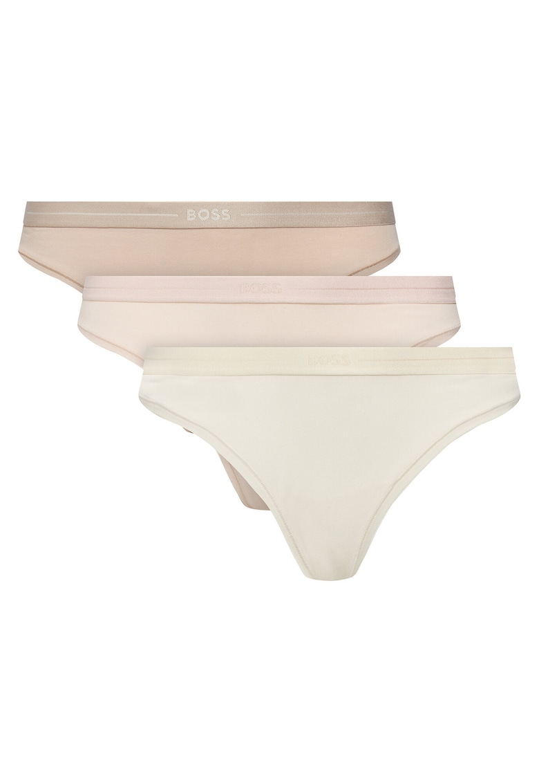 Set chiloti tanga dama colorat - lenjerie intima -