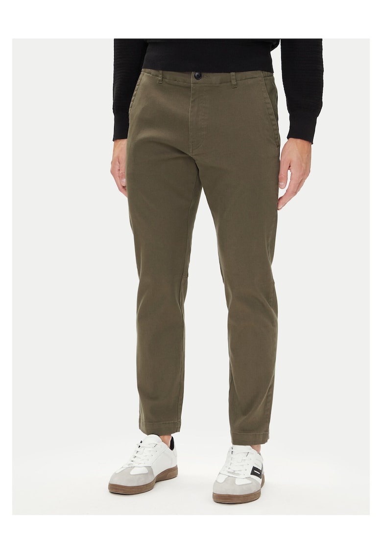 Pantaloni barbati chino - culoare verde