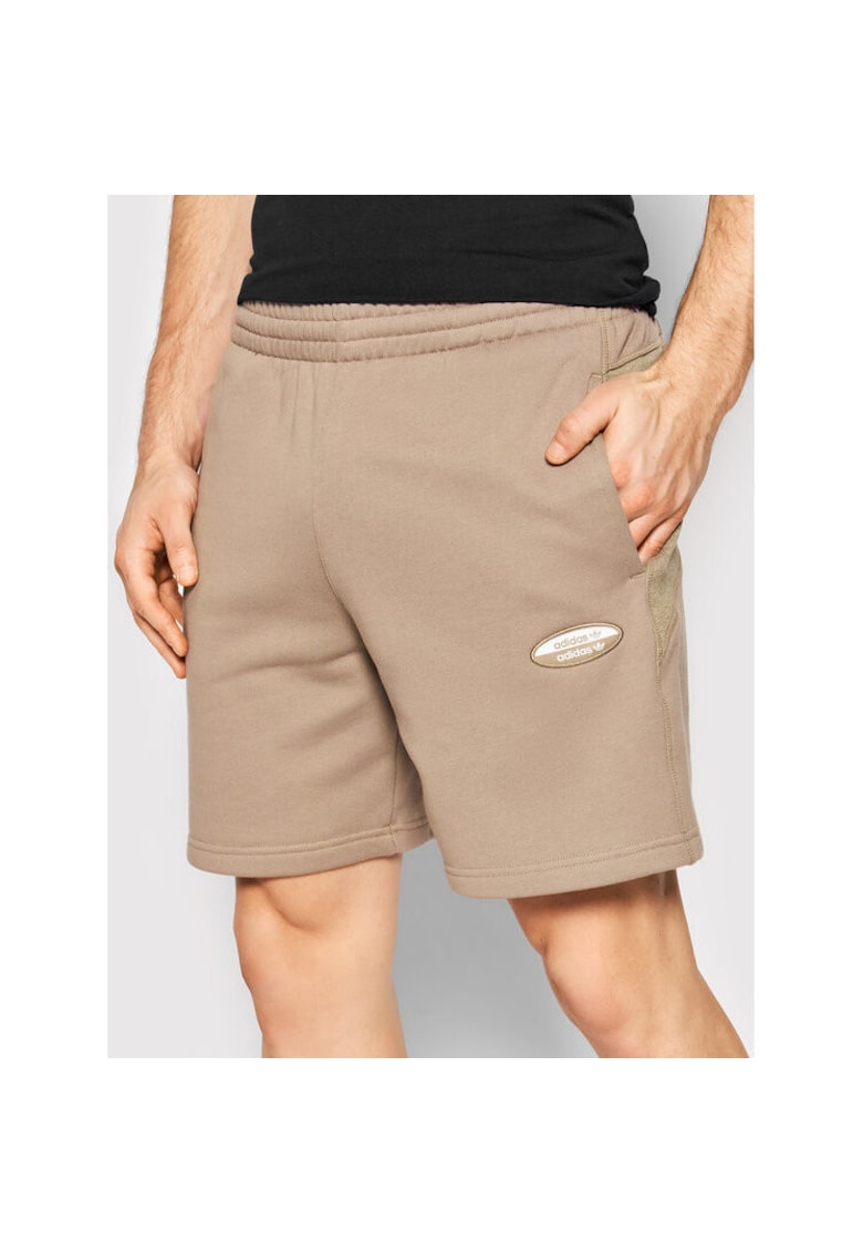 Pantaloni sport barbati bej - scurti -