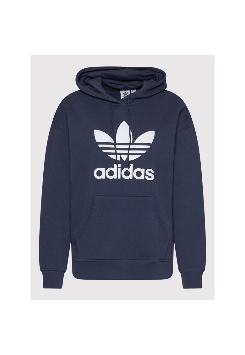 Hanorac sport dama cu gluga - bleumarin