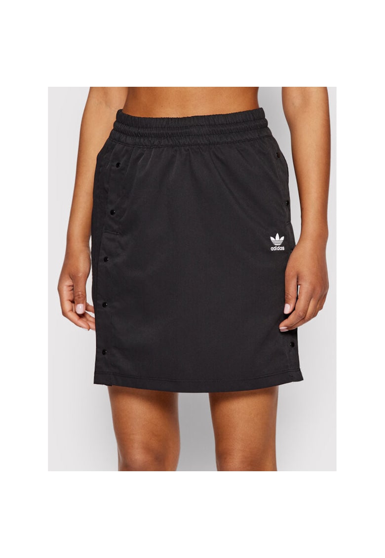 Fusta sport dama trapezoidala - negru -