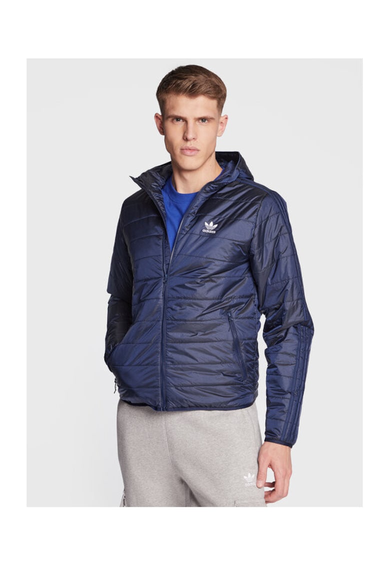 Geaca de tranzitie barbati bleumarin - material usor -