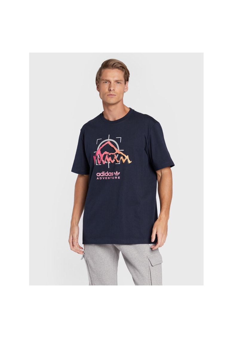 Tricou sport bleumarin pentru barbati - Bleumarin