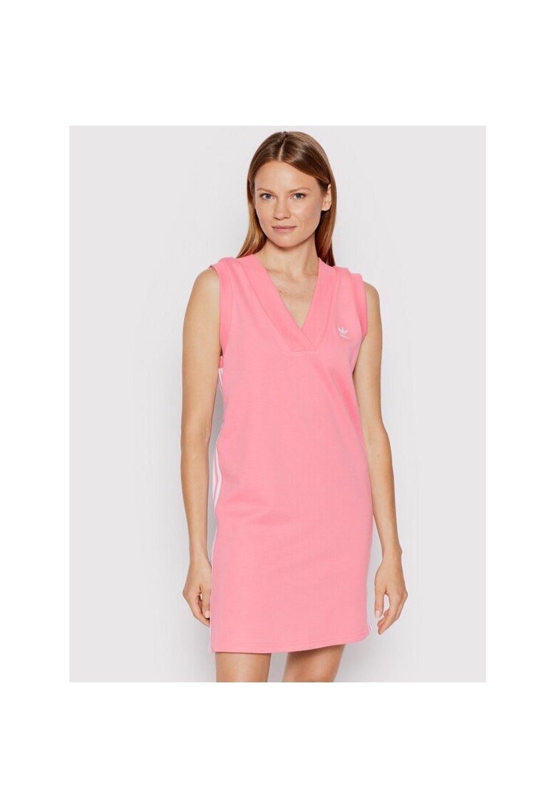 Rochie sport dama tricotata - roz -
