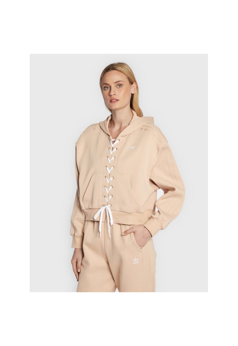 Hanorac sport dama - bej -
