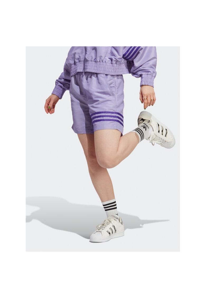 Pantaloni sport dama - violet - scurti -