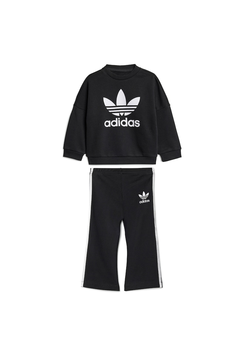 Set de Trening pentru fetite bluza si colanti - negru