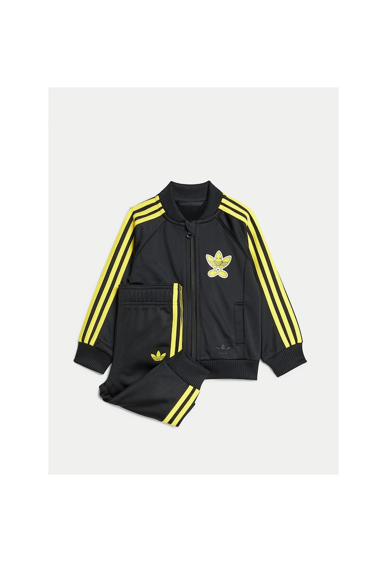 Trening unisex pentru copii - negru/galben
