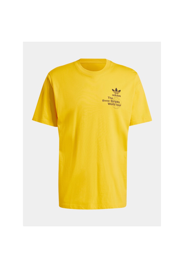Tricou sport barbati galben - bumbac -