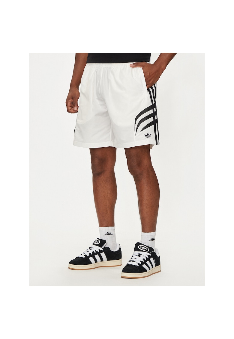 Pantaloni sport barbati scurti - alb