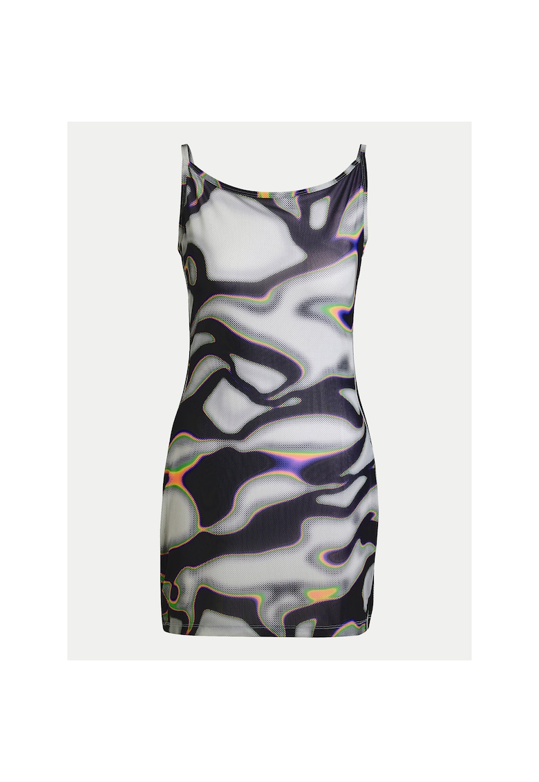Rochie sport dama negru/alb