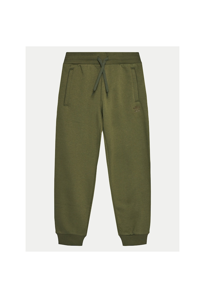 Pantaloni de trening pentru fete verde -